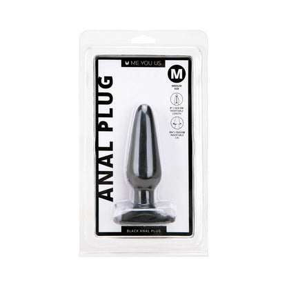 Me You Us Black Medium Anal Plug
