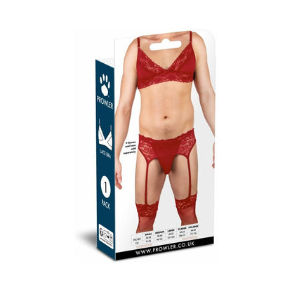 Prowler Lace Bra – Red – Size S