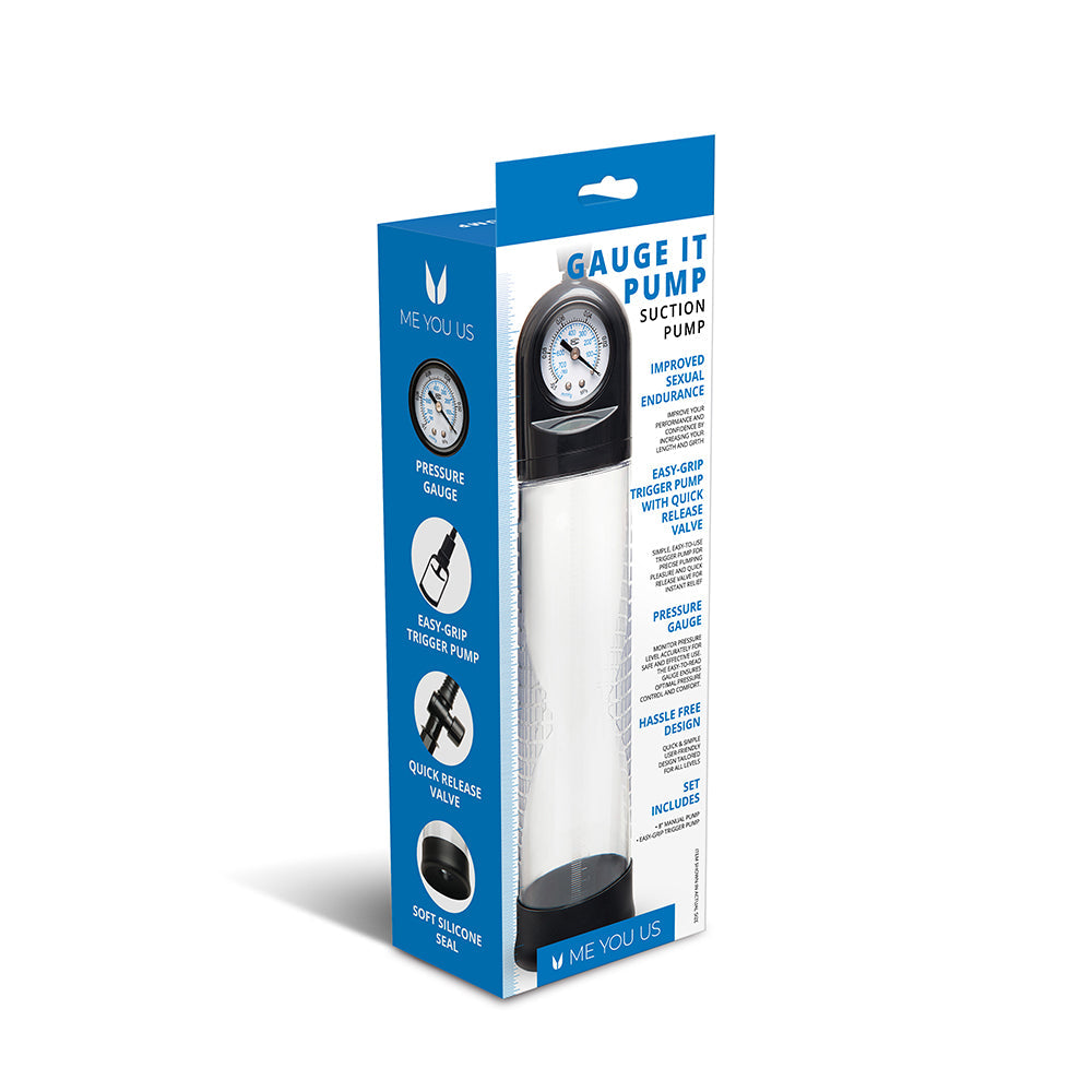 Me You Us Gauge It Pump – Clear