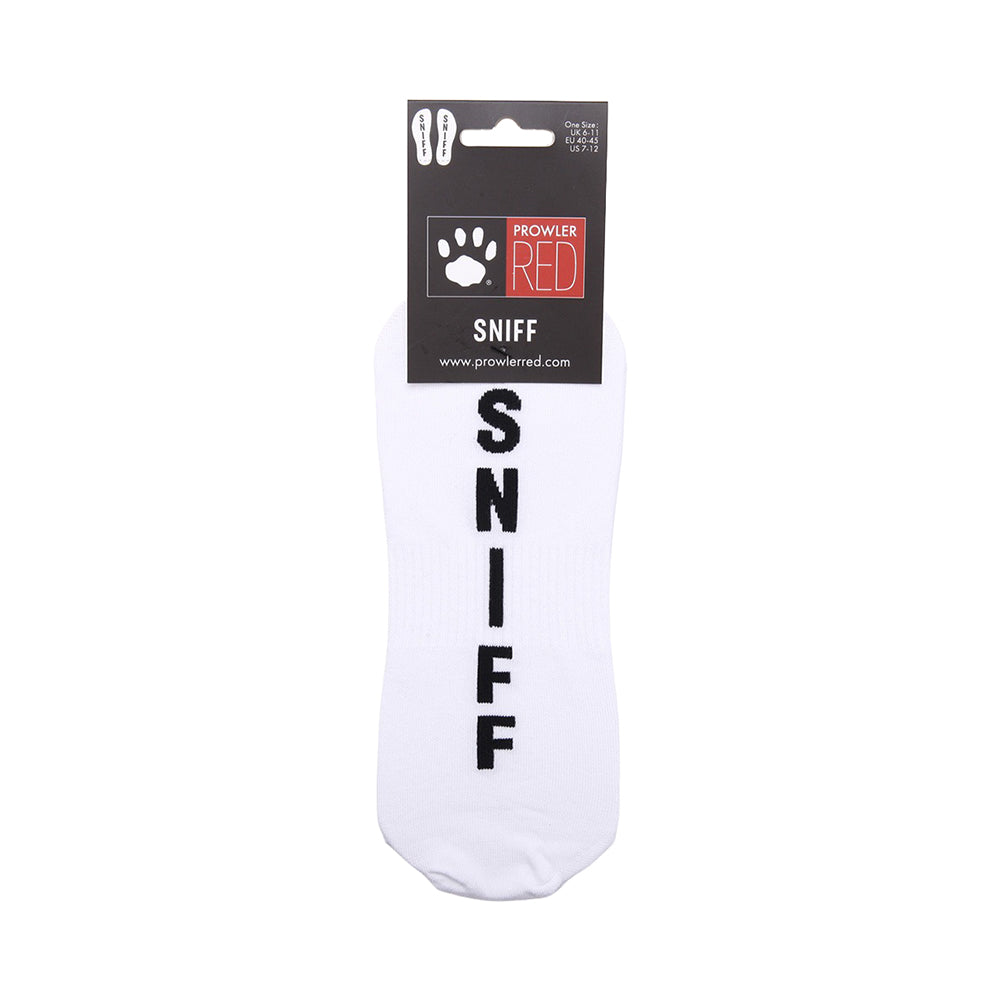 Prowler RED Sniff Ankle Socks – White and Black