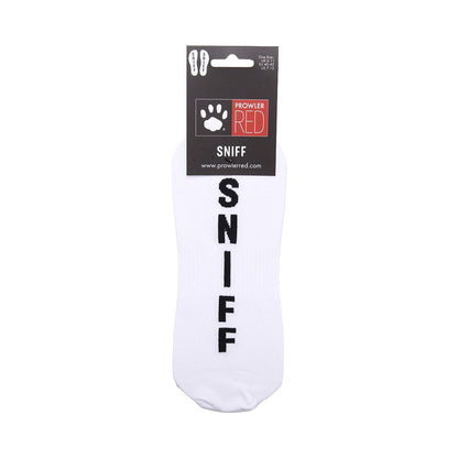 Prowler RED Sniff Ankle Socks – White and Black