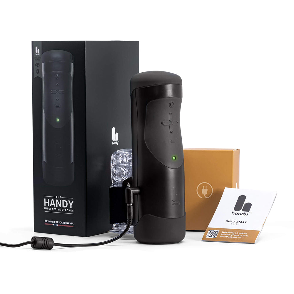 The Handy Automatic Masturbator - Black - Media Synchronization