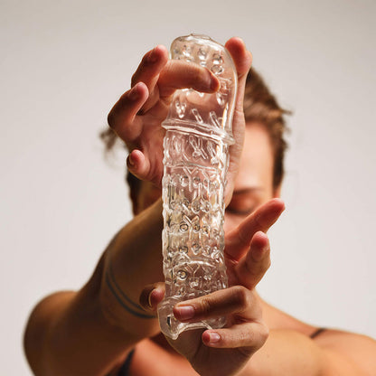 The Handy TrueGrip Gen 2 Sleeve – Clear – Enhanced Grip Design