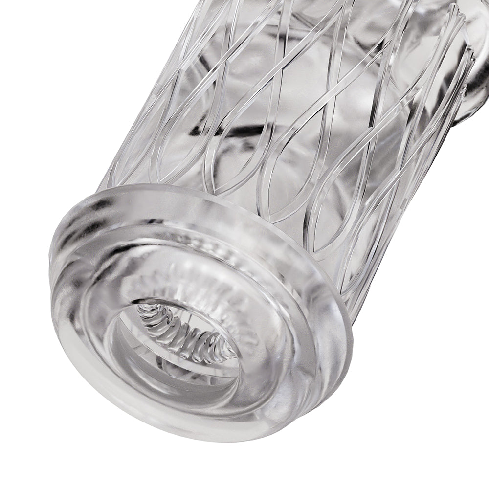 The Handy Dream Collection Lotus Sleeve – Clear Vaginal Sensation Sleeve