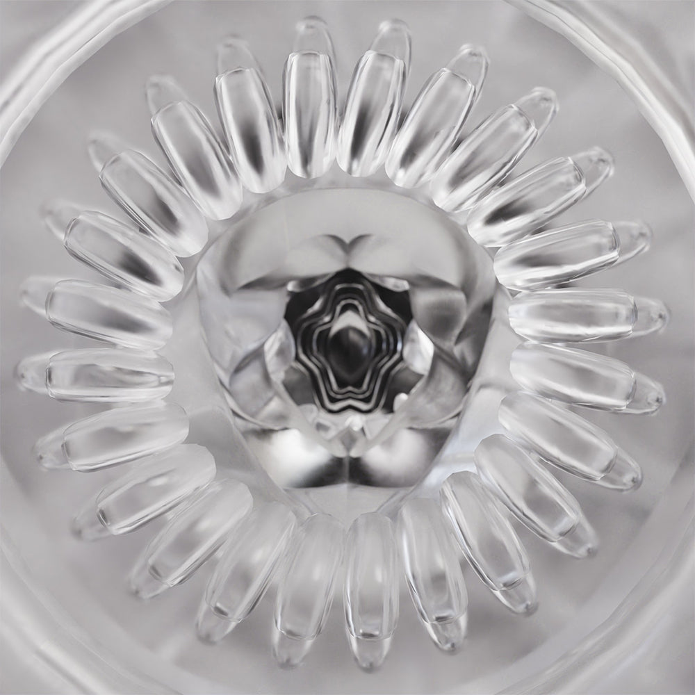 The Handy Dream Collection Lotus Sleeve – Clear Vaginal Sensation Sleeve