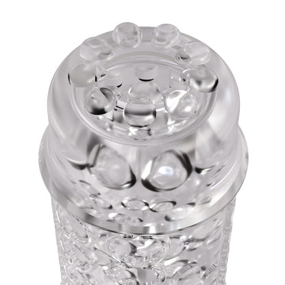 The Handy Mermaid Collection Pearl Sleeve – Clear, Open-Ended Stimulation Sleeve