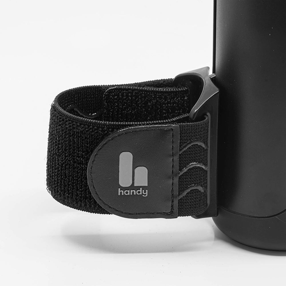 The Handy TrueGrip Pro Band – Adjustable Sleeve Holder – Black