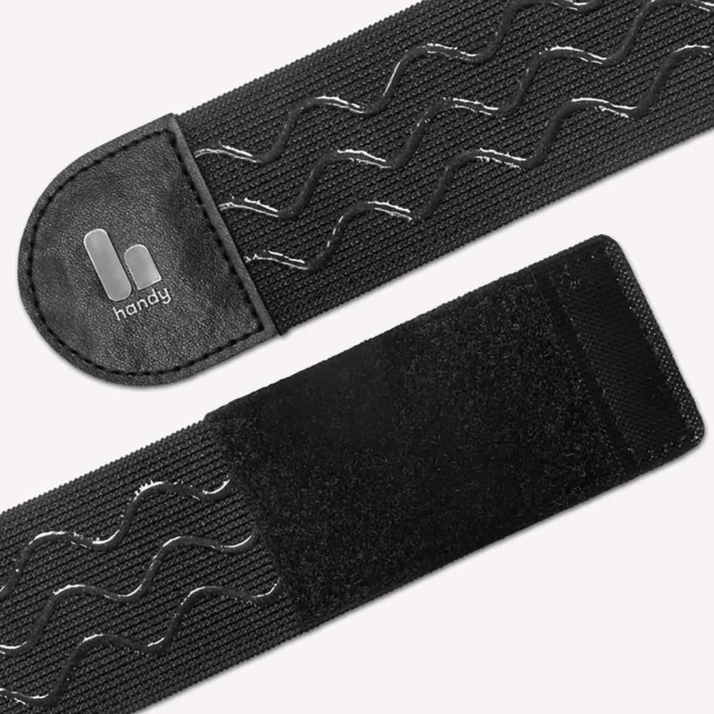 The Handy TrueGrip Pro Band – Adjustable Sleeve Holder – Black