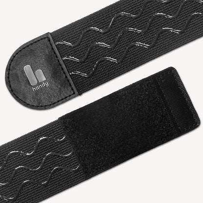 The Handy TrueGrip Pro Band – Adjustable Sleeve Holder – Black