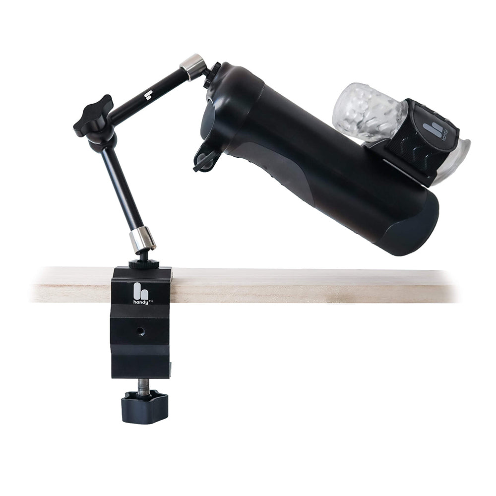 The Handy Handsfree Desk Mount with Adjustable Arm – Black