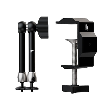 The Handy Handsfree Desk Mount with Adjustable Arm – Black