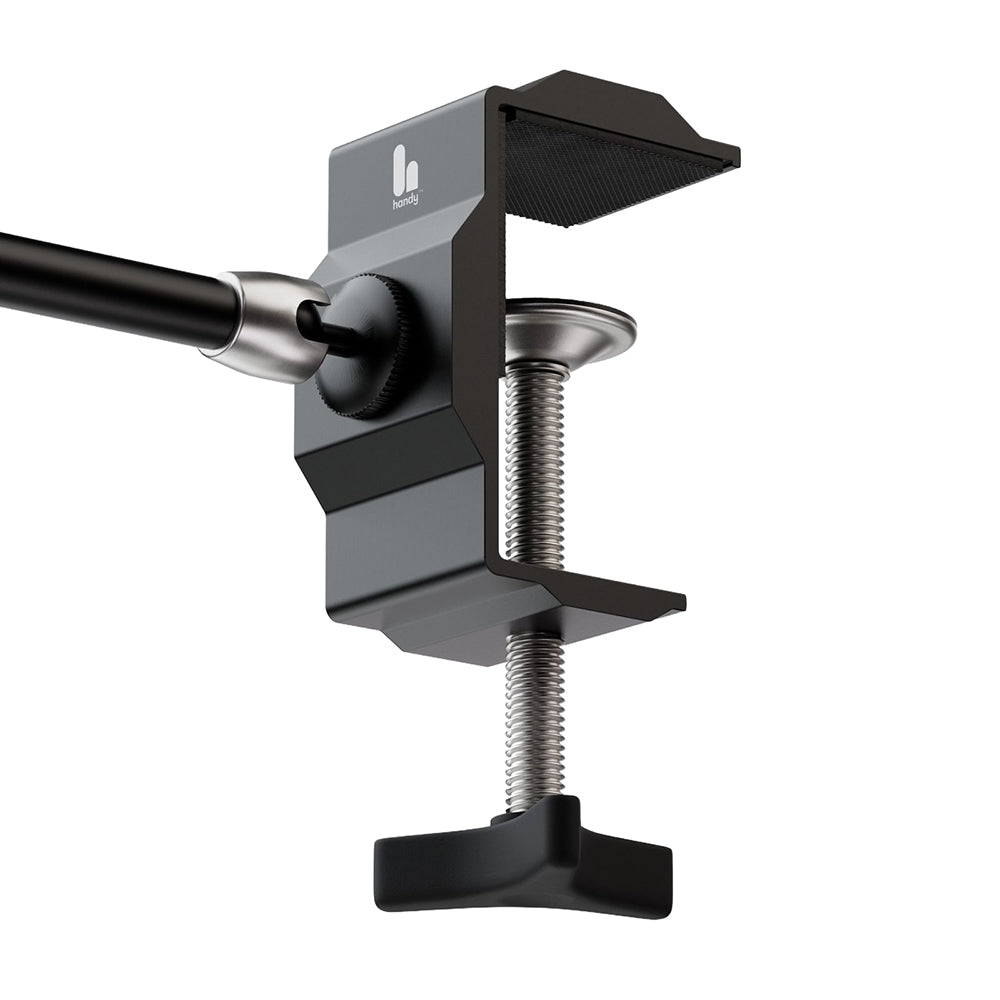 The Handy Handsfree Desk Mount with Adjustable Arm – Black