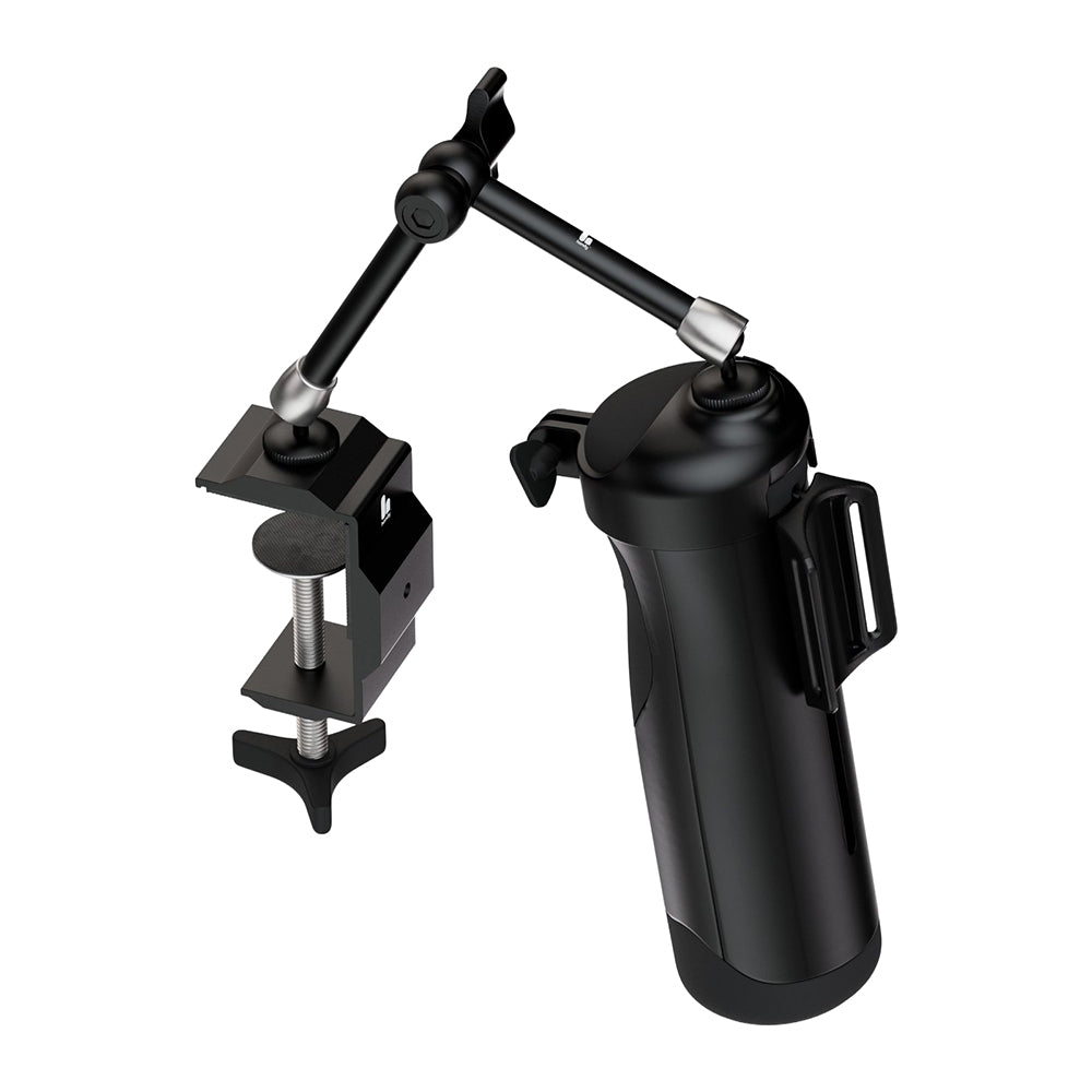 The Handy Handsfree Desk Mount with Adjustable Arm – Black