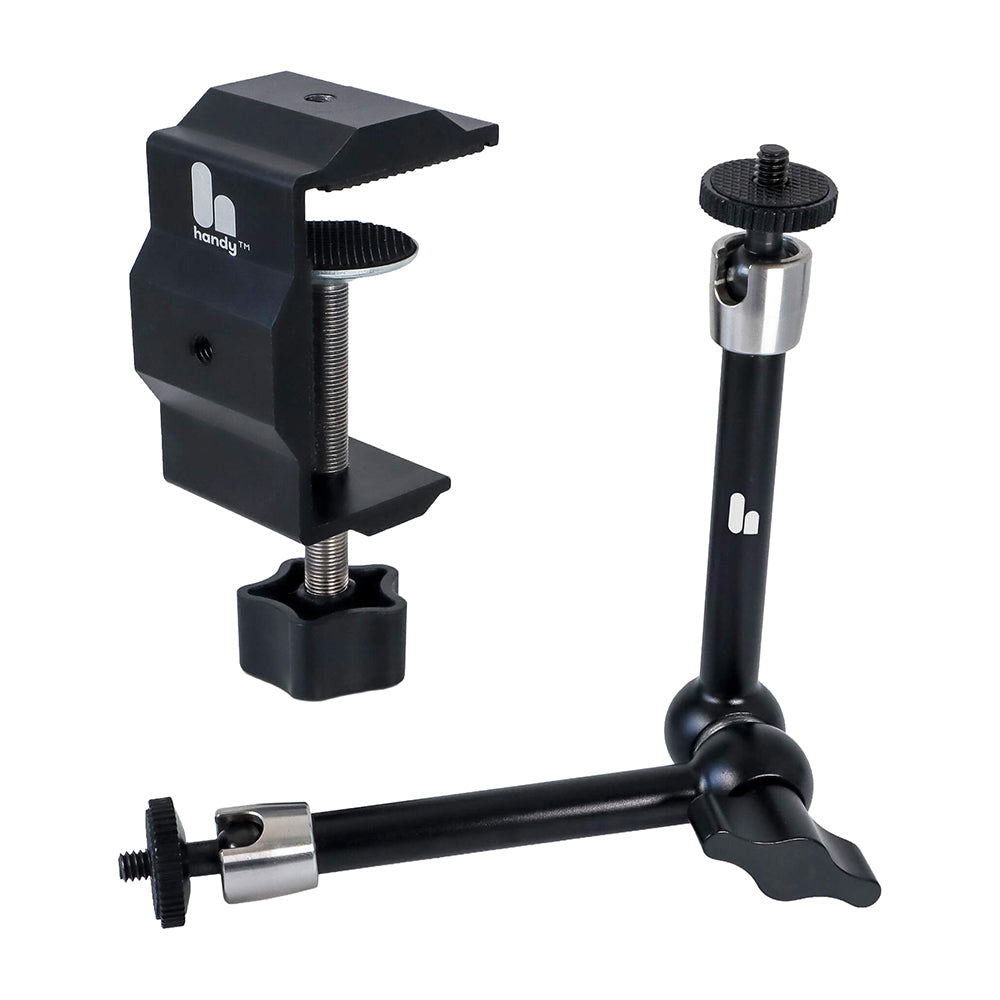 The Handy Handsfree Desk Mount with Adjustable Arm – Black