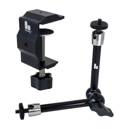 The Handy Handsfree Desk Mount with Adjustable Arm – Black