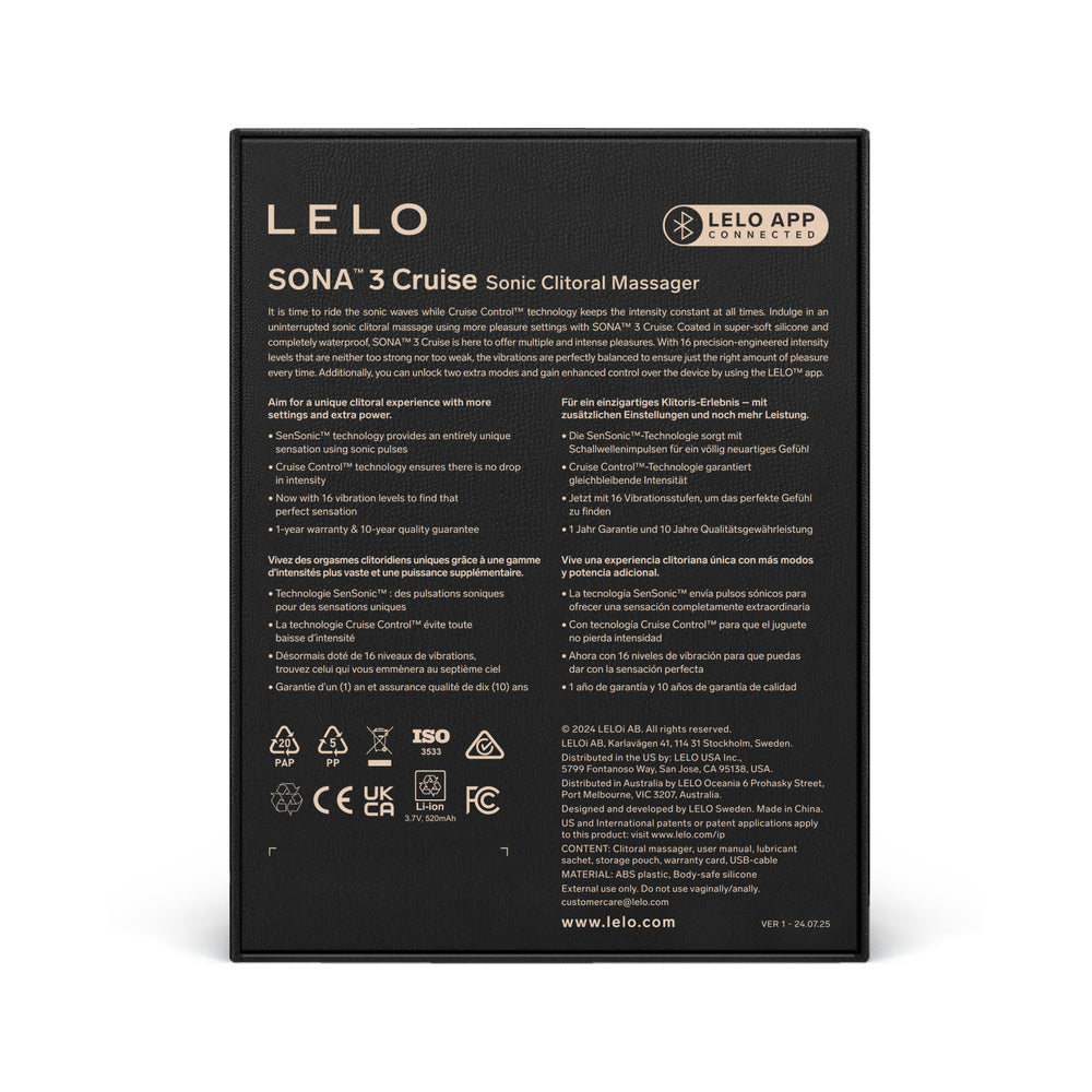 LELO SONA 3 Cruise Clitoral Stimulator – Purple