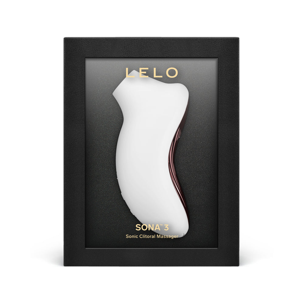LELO SONA 3 Clitoral Stimulator – White – Sonic Wave Technology