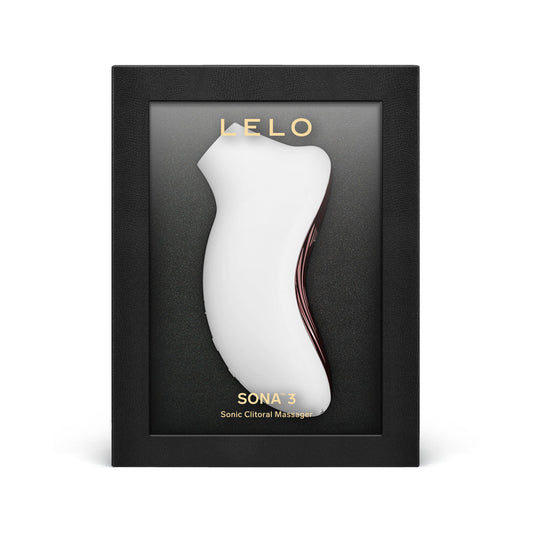 LELO SONA 3 Clitoral Stimulator – White – Sonic Wave Technology