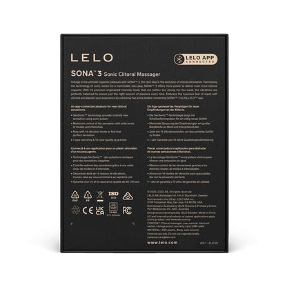 LELO SONA 3 Clitoral Stimulator with Sonic Waves – Purple