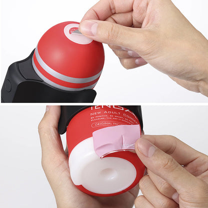 Tenga Cup Vibrator – 7 Vibration Modes – Black/Red