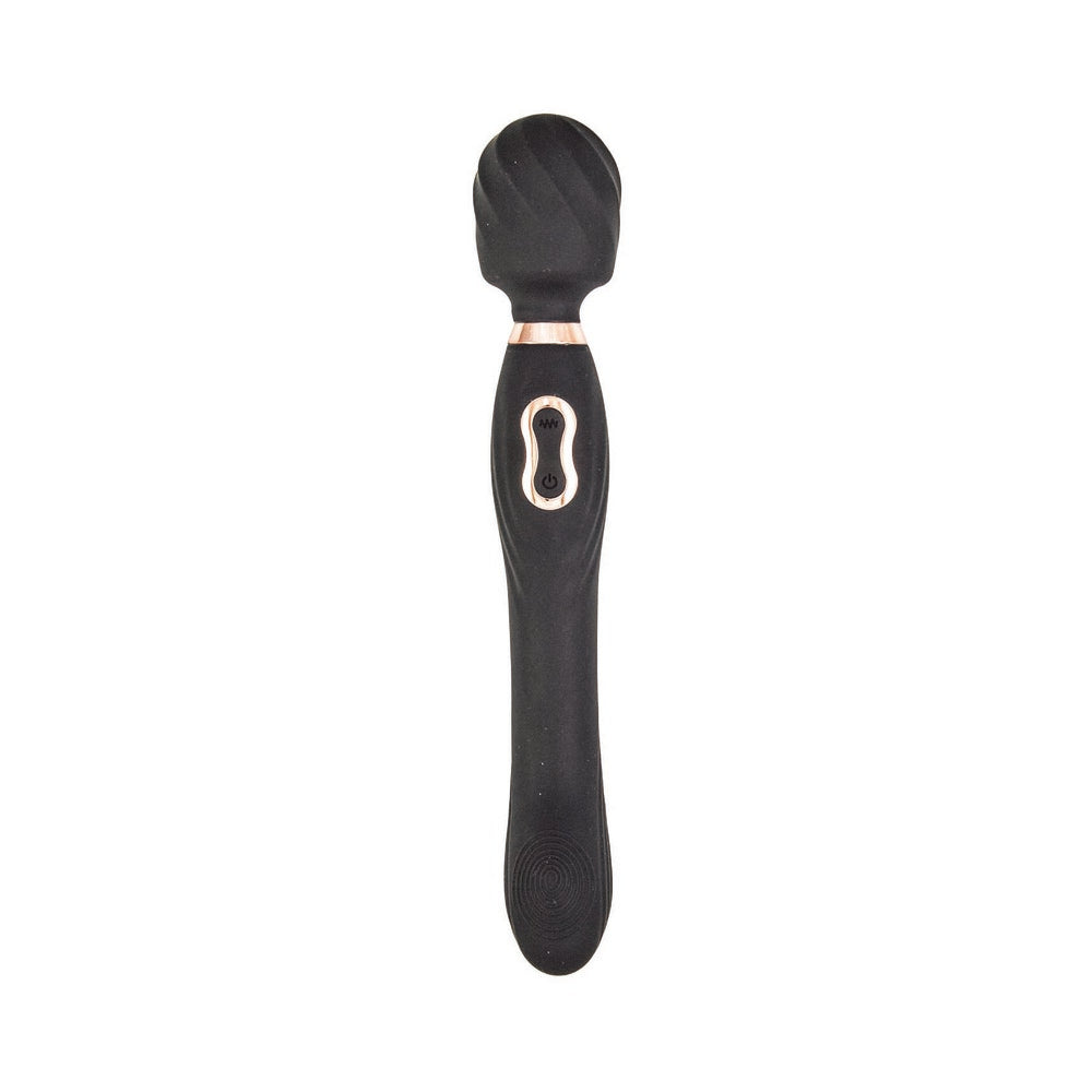 Nasstoys The Beat Dual Pleasure Wand – Black – USB Rechargeable with 10 Vibration Functions