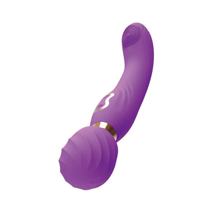 Nasstoys The Beat Dual Pleasure Wand - Purple - USB Rechargeable with 10 Vibration Functions