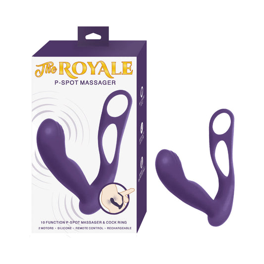 Nasstoys The Royale P-Spot Massager – Purple – Dual Motor Rechargeable Massager