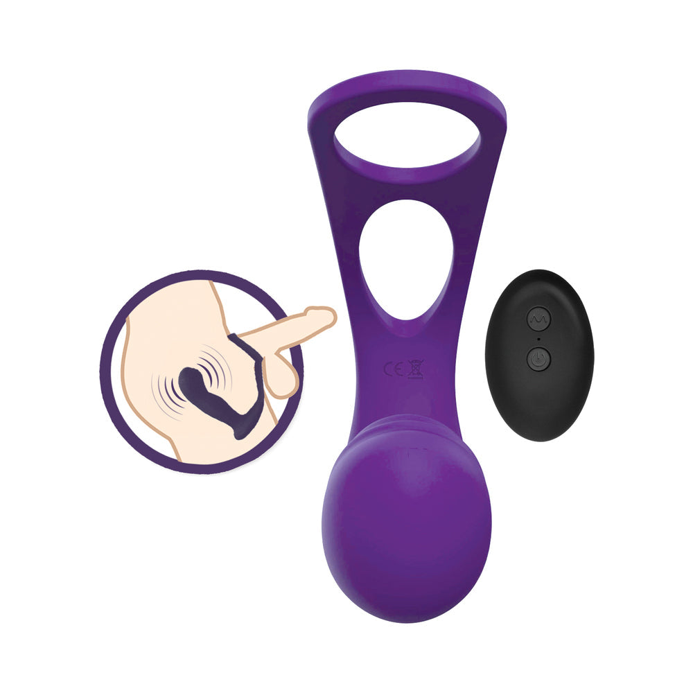 Nasstoys The Royale P-Spot Massager – Purple – Dual Motor Rechargeable Massager