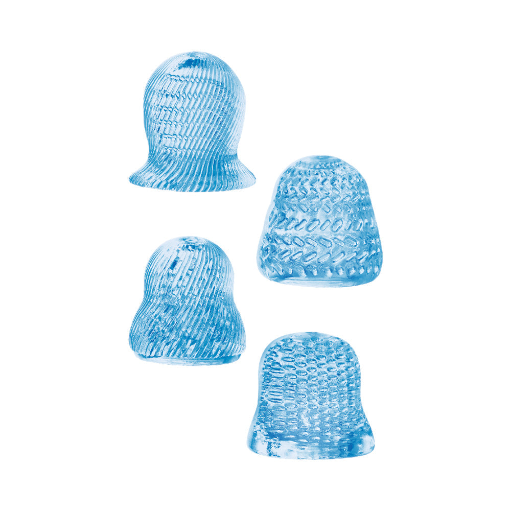 Nasstoys Delite Jerk It Stroker Kit – Blue – 4 Unique Textured Strokers