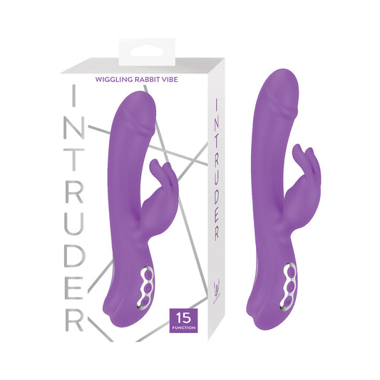Nasstoys Intruder Wiggling Rabbit Vibe - Purple - Dual Stimulation
