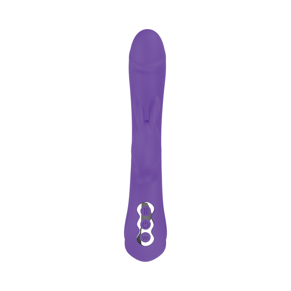 Nasstoys Intruder Wiggling Rabbit Vibe - Purple - Dual Stimulation