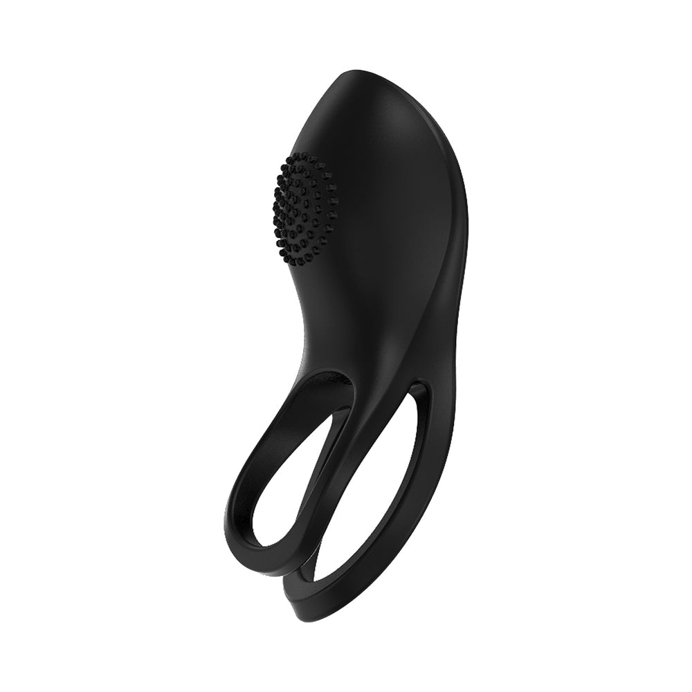 Nasstoys Gold Glam Cock Ring – Black – 10 Vibrating Functions