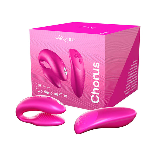 We-Vibe Chorus Couples Vibrator with Adjustable Fit and Touch-Sensitive Controls - Cosmic Pink