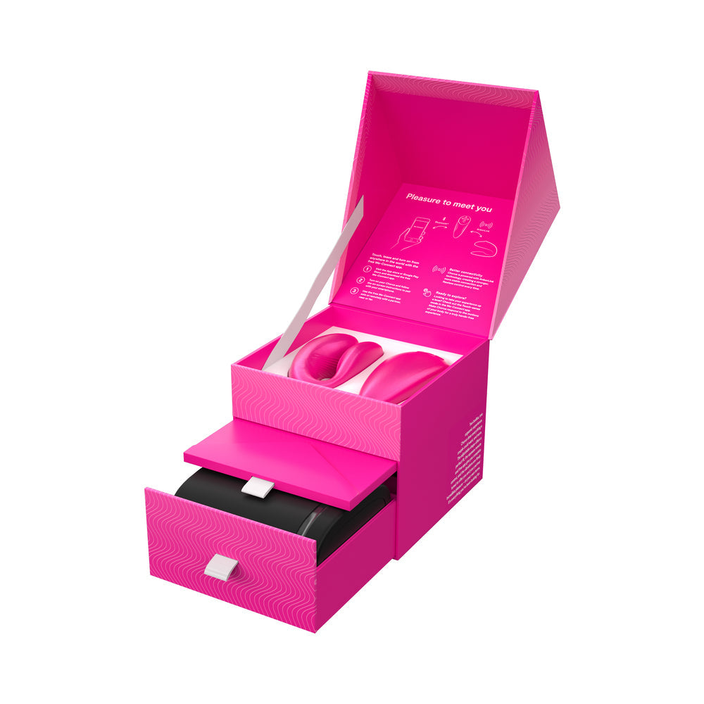 We-Vibe Chorus Couples Vibrator with Adjustable Fit and Touch-Sensitive Controls - Cosmic Pink