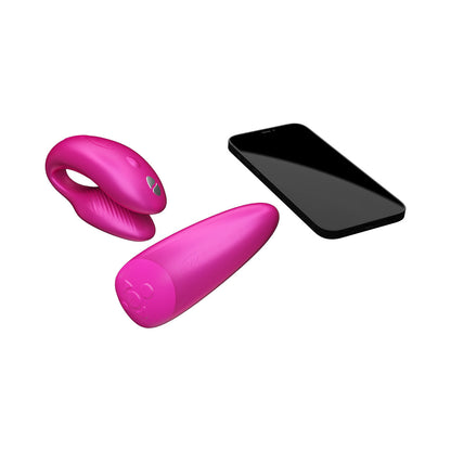 We-Vibe Chorus Couples Vibrator with Adjustable Fit and Touch-Sensitive Controls - Cosmic Pink