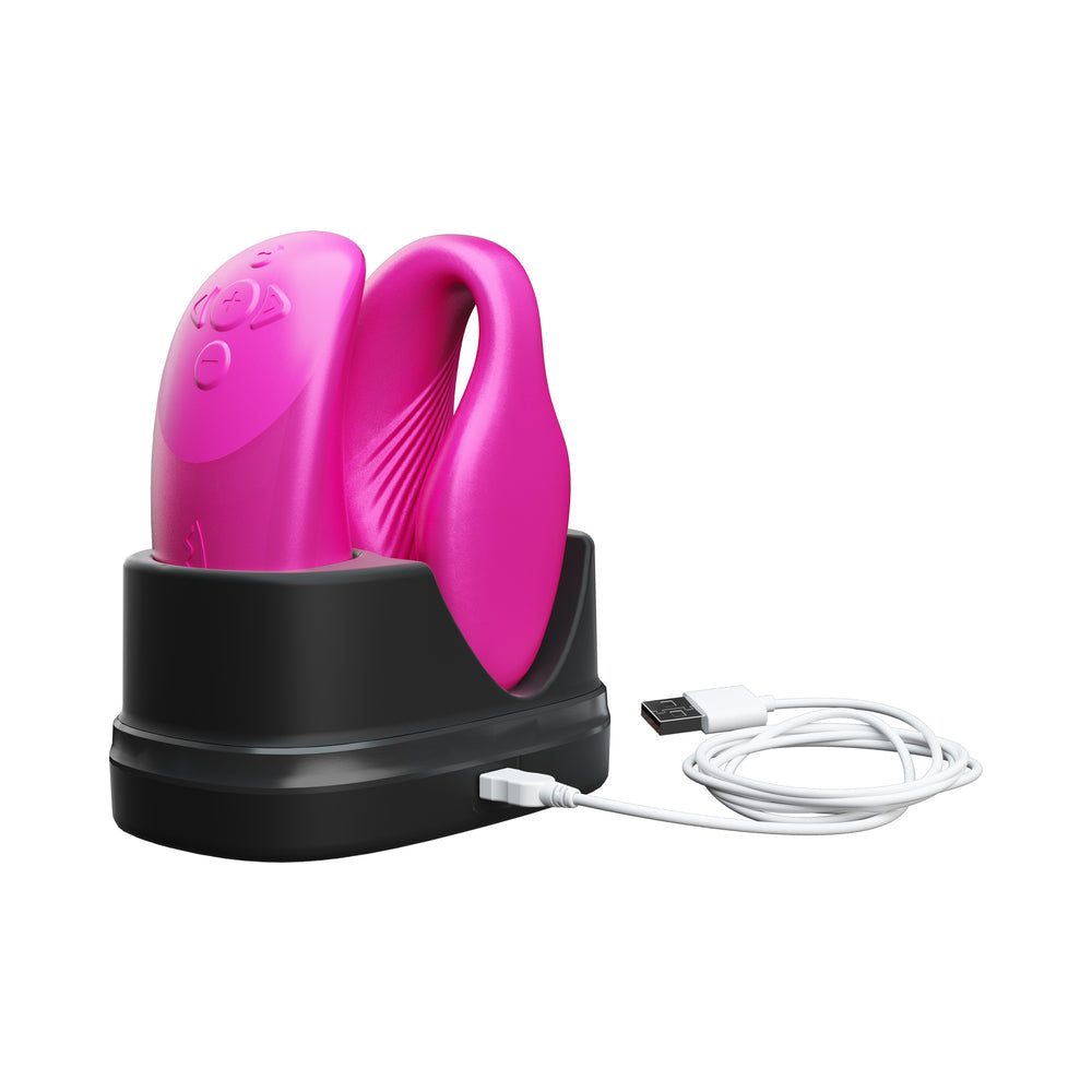 We-Vibe Chorus Couples Vibrator with Adjustable Fit and Touch-Sensitive Controls - Cosmic Pink
