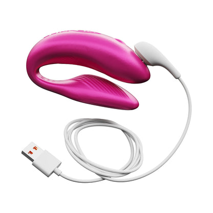 We-Vibe Chorus Couples Vibrator with Adjustable Fit and Touch-Sensitive Controls - Cosmic Pink