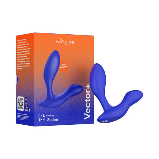 We-Vibe Vector+ Dual Stimulation Prostate Massager - Royal Blue