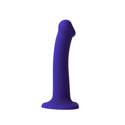 Strap-On-Me Glow-LED Dildo – Semi-Realistic Design – Blue