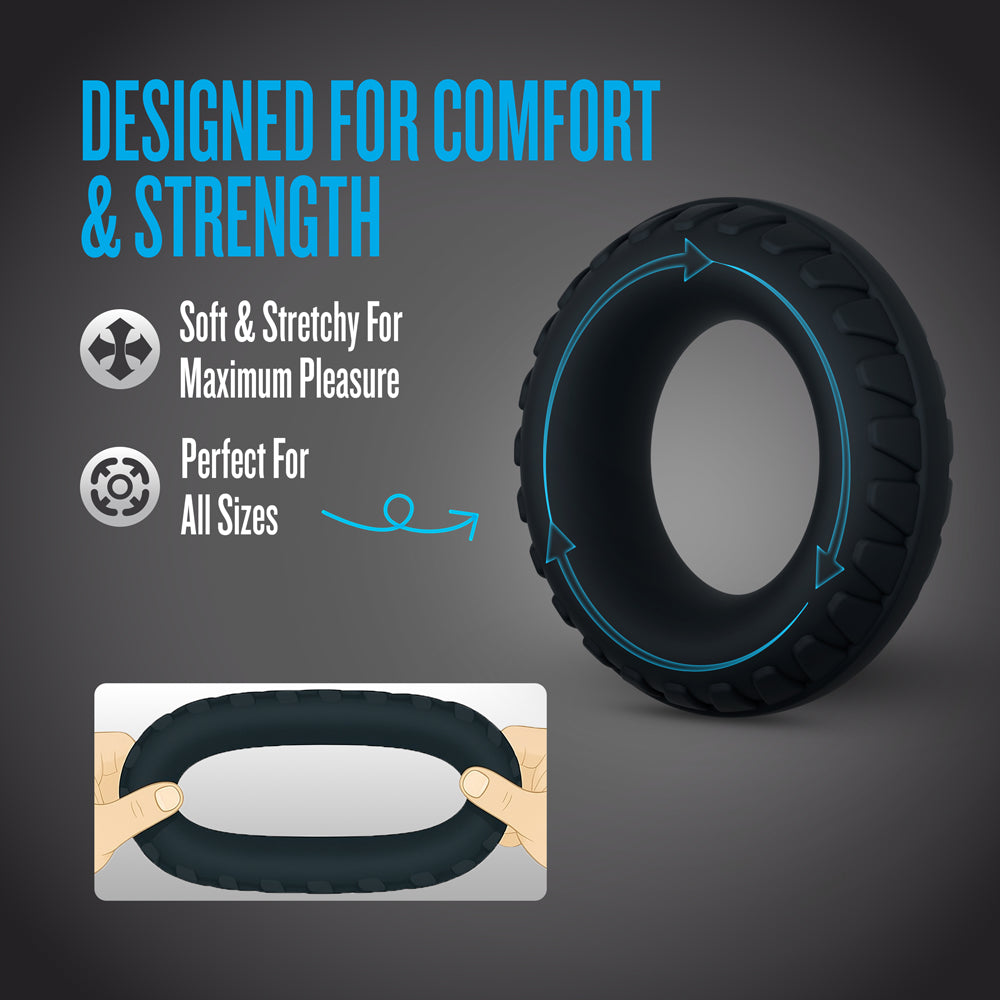 Blush Performance Plus Drift 3-Ring Set for Stamina Support – Black