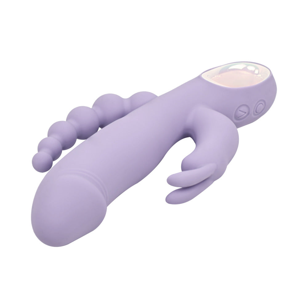 Adam & Eve Thrust Bunny Triple-Stimulating Rabbit - Light Purple