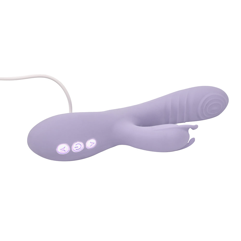 Adam & Eve Tickle Me Softly Rabbit Vibrator – Light Purple