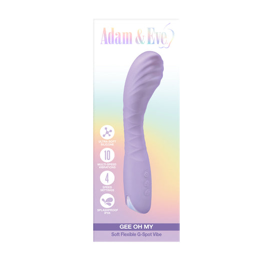 Adam & Eve Gee Oh My G-Spot Vibe – Light Purple – 10 Vibration Patterns
