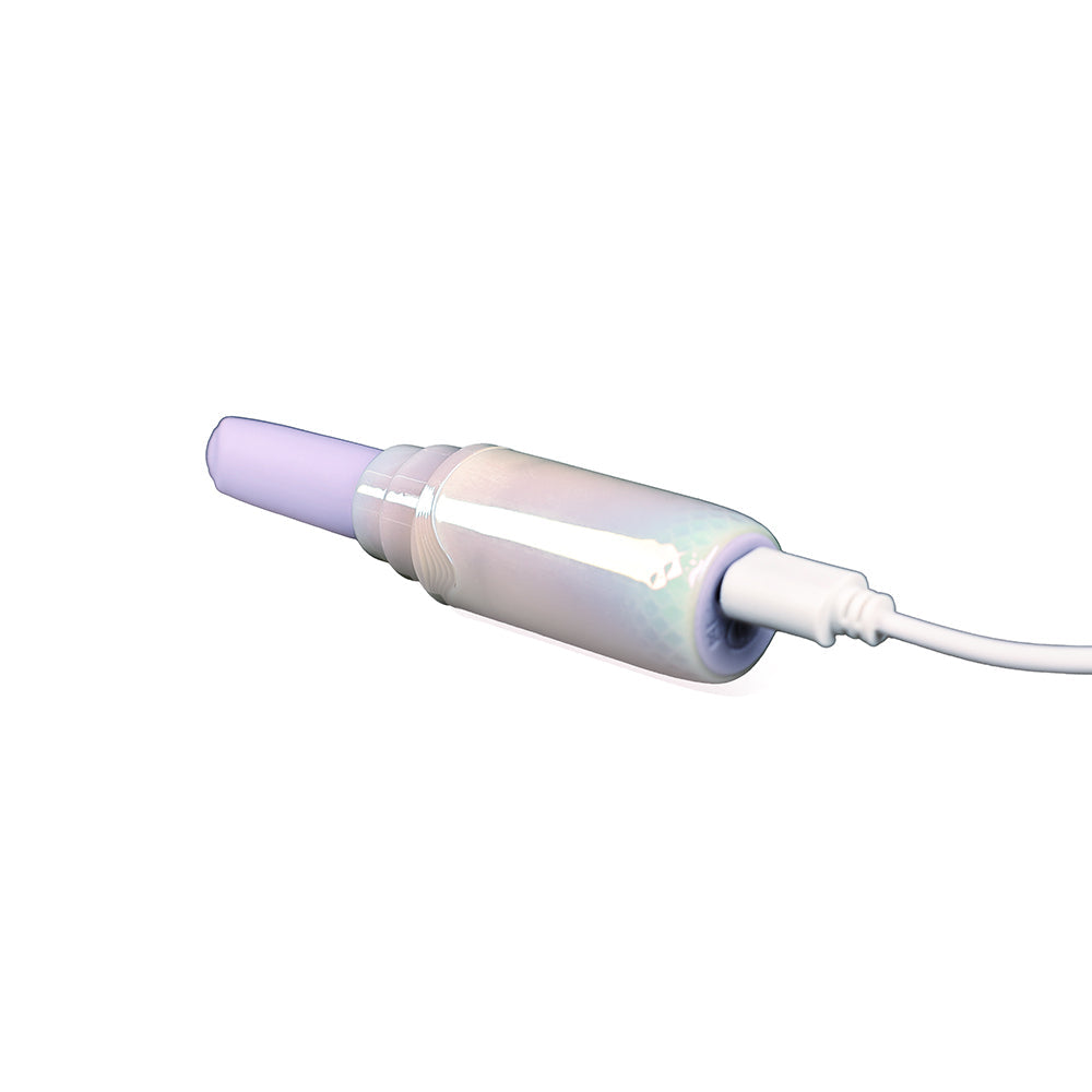 Adam & Eve Pouty Pucker Lipstick Vibe – Light Purple – USB Rechargeable