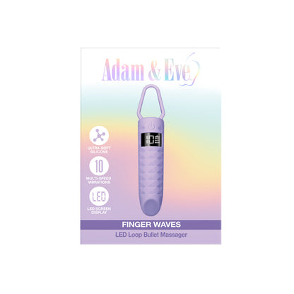 Adam & Eve Finger Waves LED Bullet Vibe – Light Purple