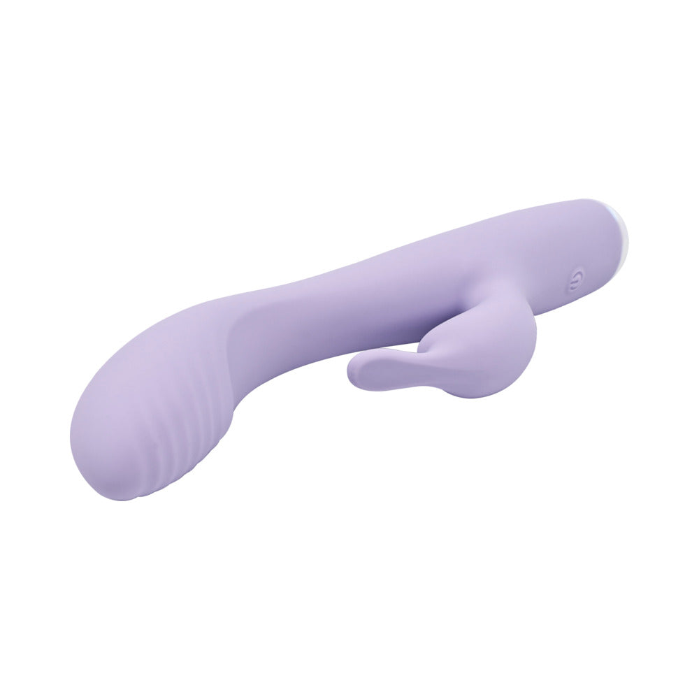 Adam & Eve Slim Lady Rabbit – Light Purple Silicone Vibrator with Dual Motors
