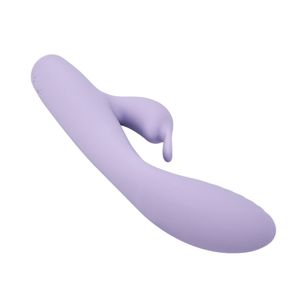 Adam & Eve Slim Lady Rabbit – Light Purple Silicone Vibrator with Dual Motors