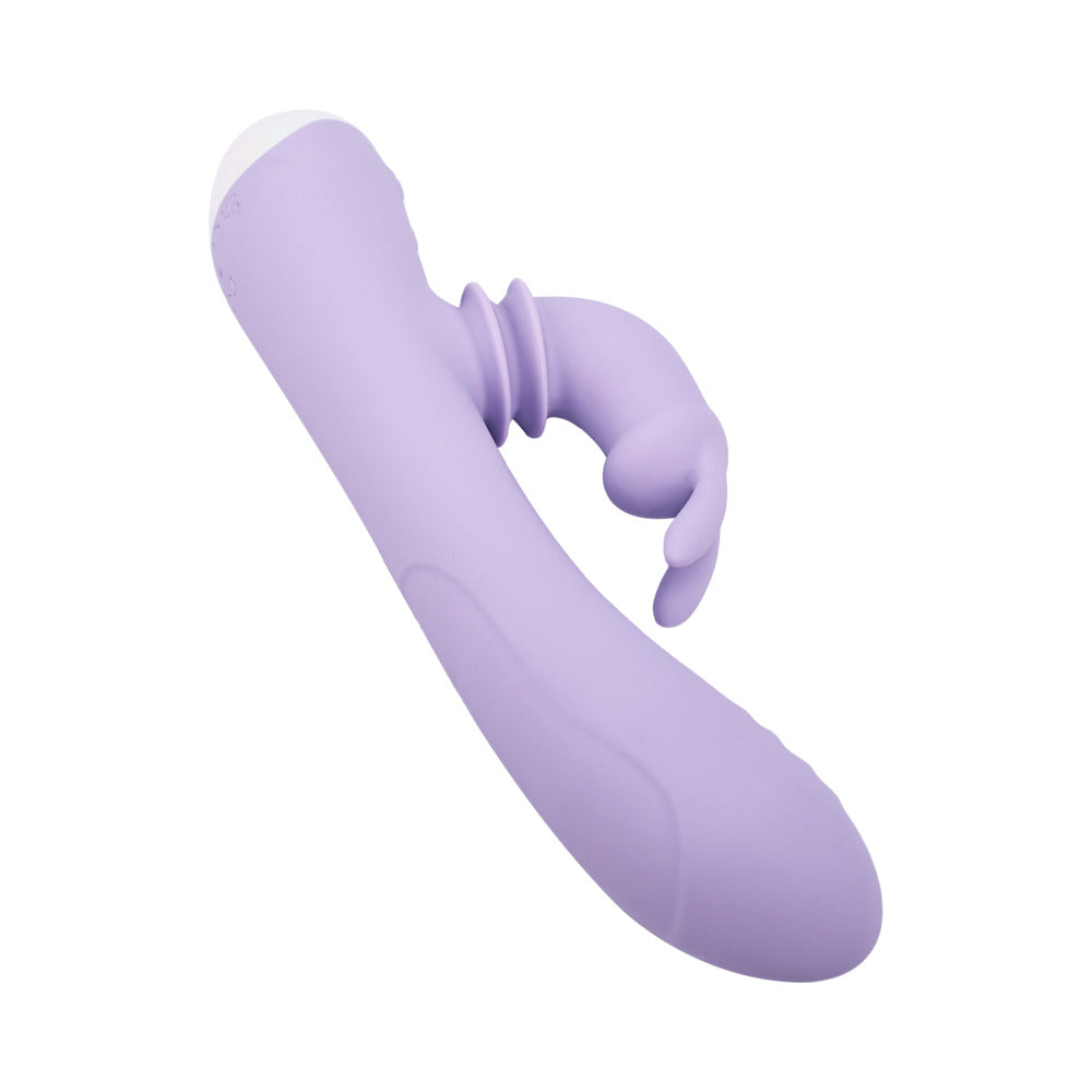 Adam & Eve Waving Wabbit – Silicone Vibrator with Oscillating Features – Light Purple