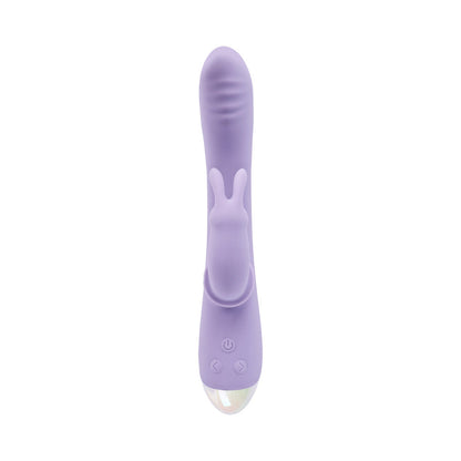 Adam & Eve Waving Wabbit – Silicone Vibrator with Oscillating Features – Light Purple