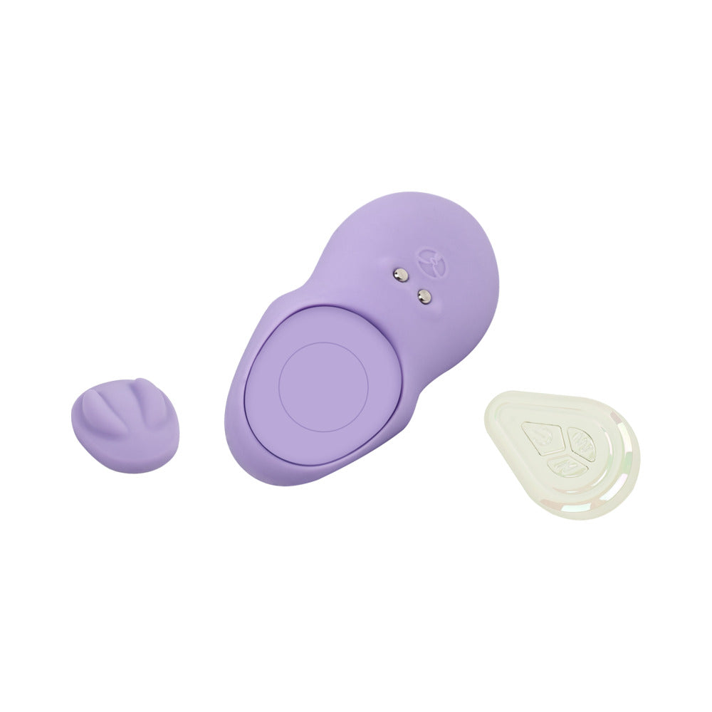 Adam & Eve Pleasure Panties - Silicone Clitoral Teaser with Wireless Remote - Light Purple